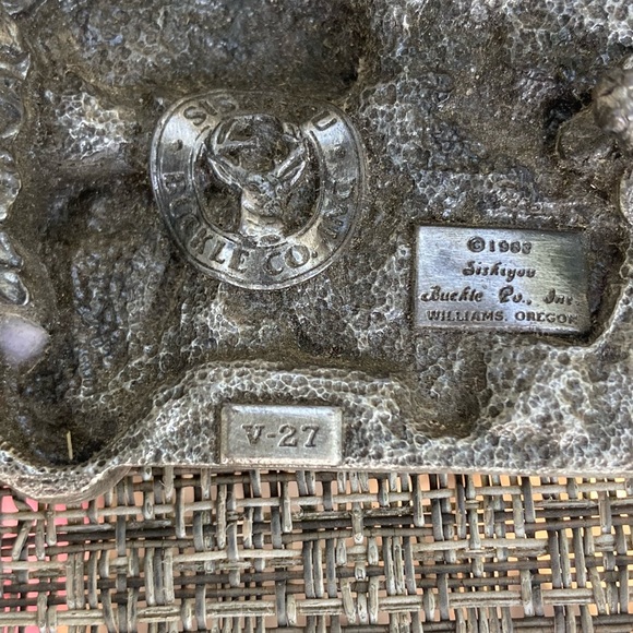 Siskiyou Buckle Co. Inc. “Live to Ride” Motorcycle Belt Buckle - Picture 3 of 3